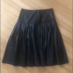 Rebecca Taylor skirt, black, fleader, ruffled. S2